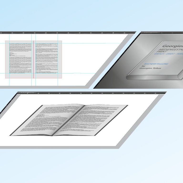 Grafik von Buchvorbereitung