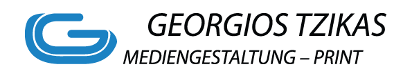 Logo Georgios Tzikas Mediengestaltung - Print